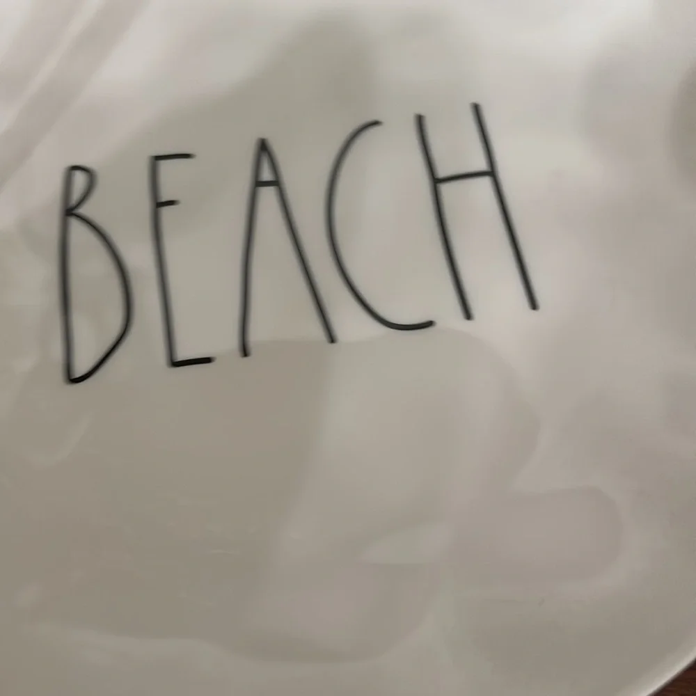 NWT Rae Dunn Beach Melamine Plate